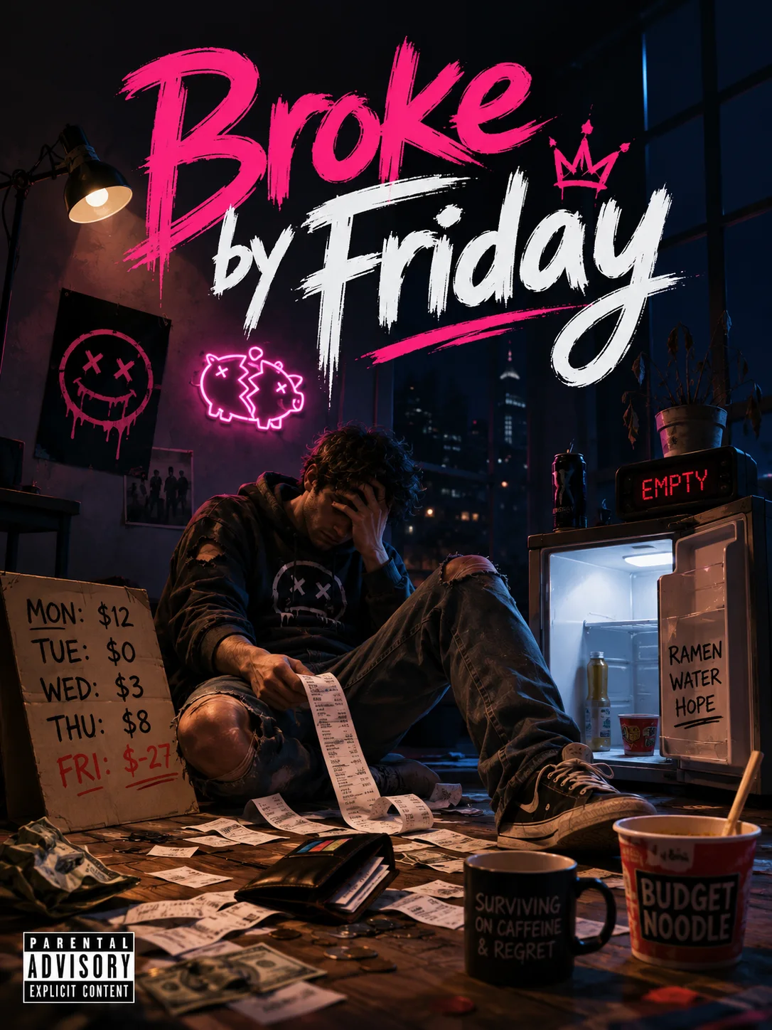 Broke by Friday